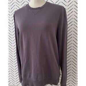 COS RELAXED WASHED-COTTON SWEATSHIRT In Washed‎ Burgundy Men’s Small